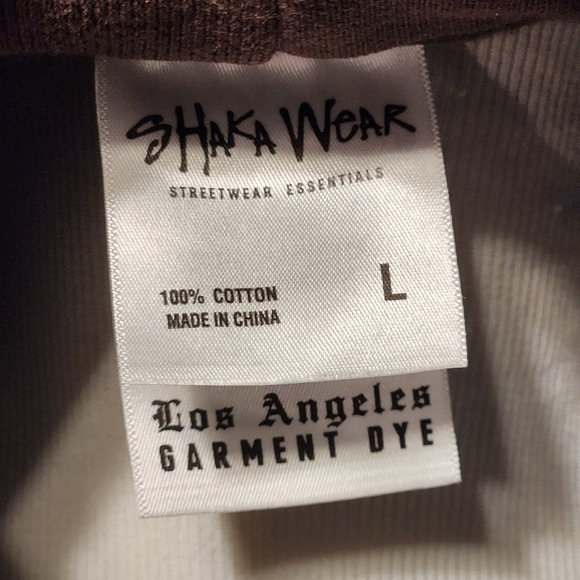Shaka Wear Brown Hoodie Size Large - Picture 5 of 5